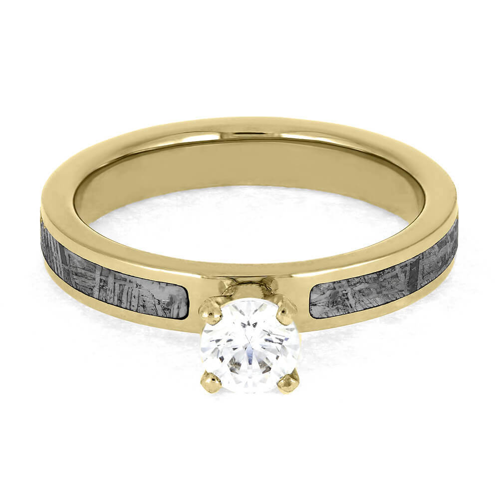 Meteorite Engagement Ring