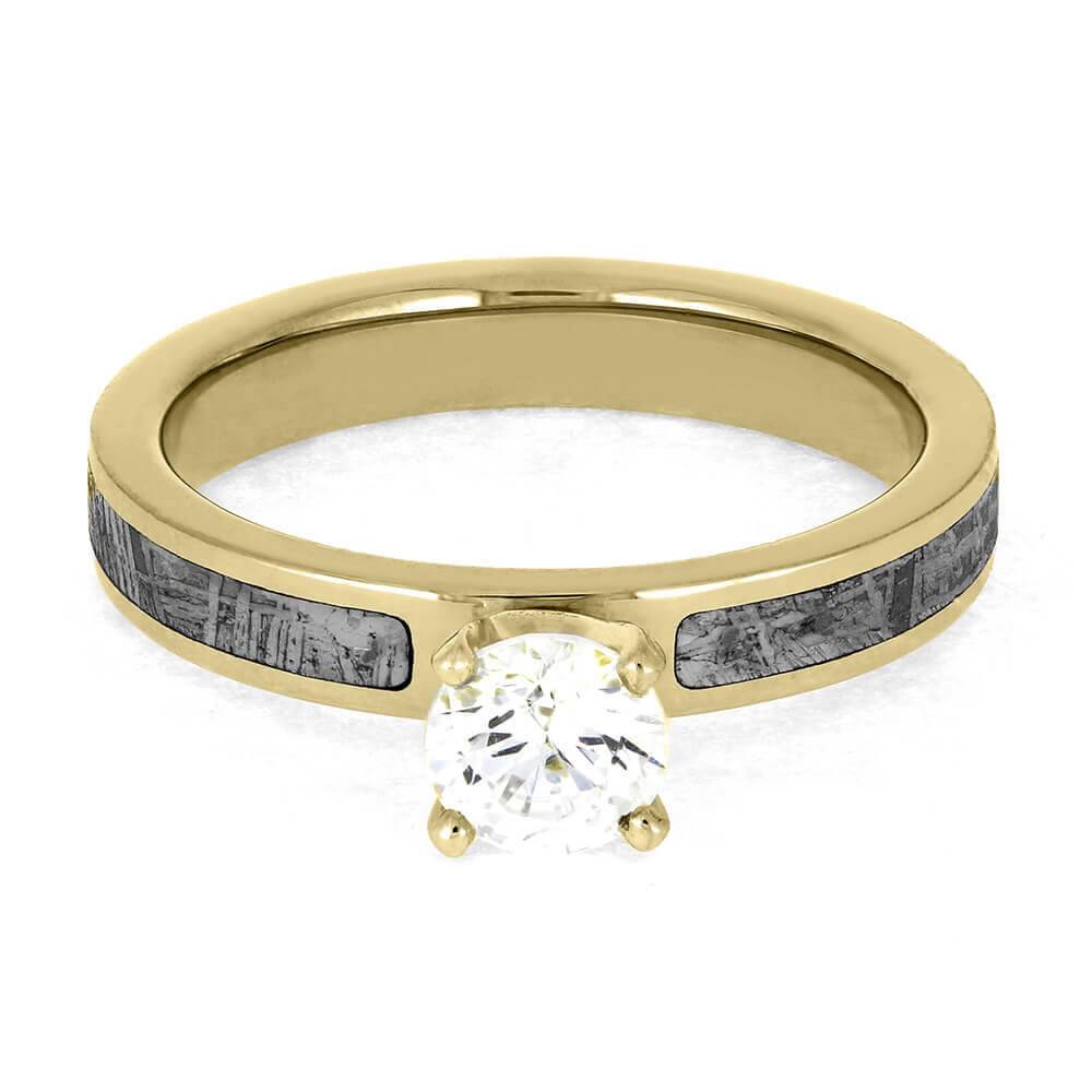 Gibeon Meteorite Engagement Ring