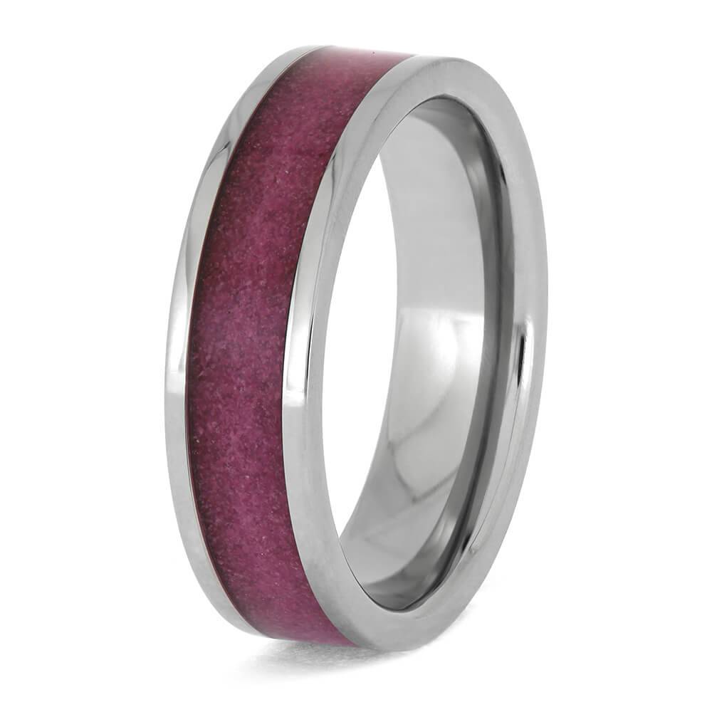 Pink Sand Wedding Band