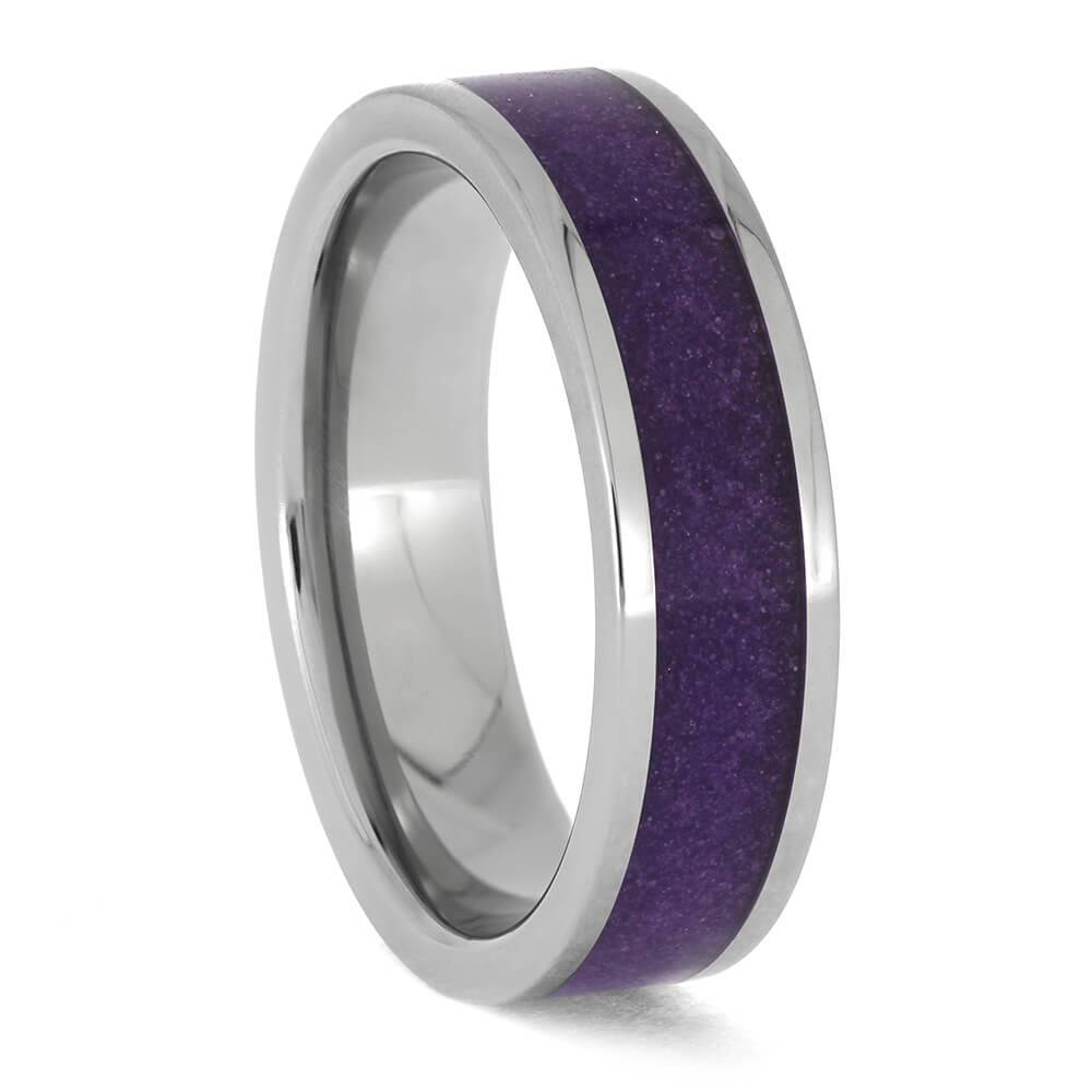 Purple Sand Wedding Band