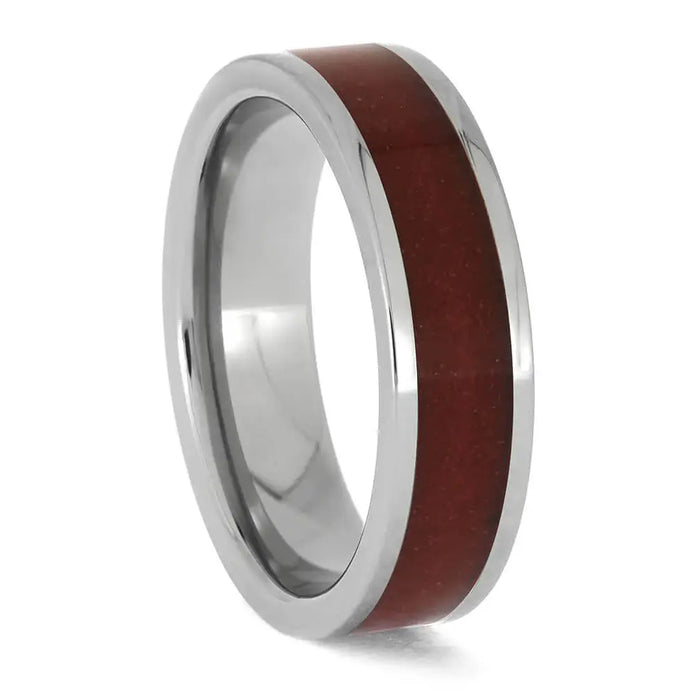 Red Sand Wedding Band