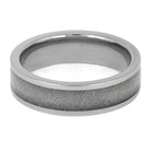 White Sand and Titanium Ring