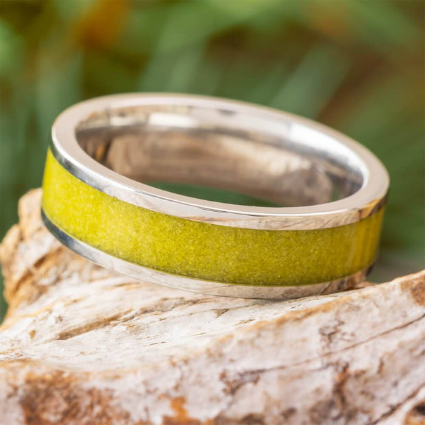 Yellow Sand Wedding Band