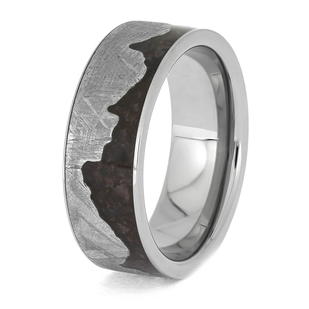 Men's Mountain Wedding Band