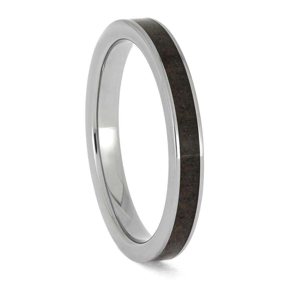 Dirt or Sand Inlay Ring