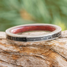 Dinosaur Bone and Bloodwood Ring