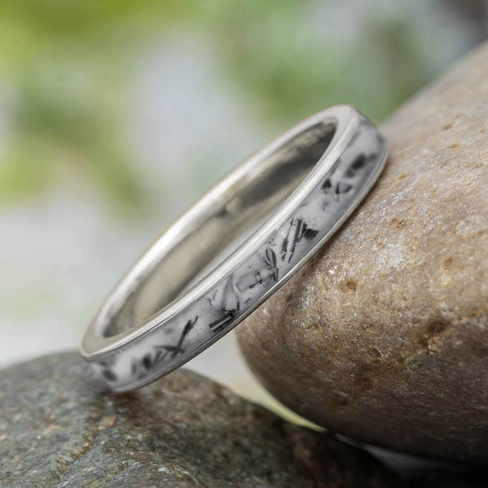 Narrow Bike Wedding Ring