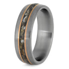 Titanium and Golf Tee Wedding Band