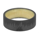 Deer Engraving Wedding Band for Hunters