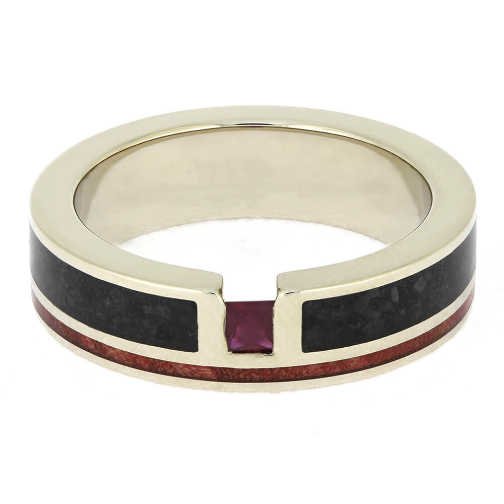 Black Onyx Wedding Band 