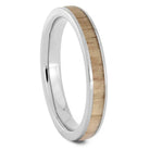 Baseball Bat Wood Wedding Band