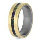 Titanium and Gold Wedding Ring