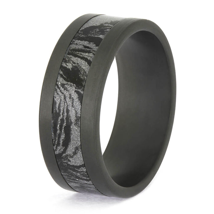 Dark Wedding Band for Men