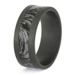 Dark Wedding Band for Men