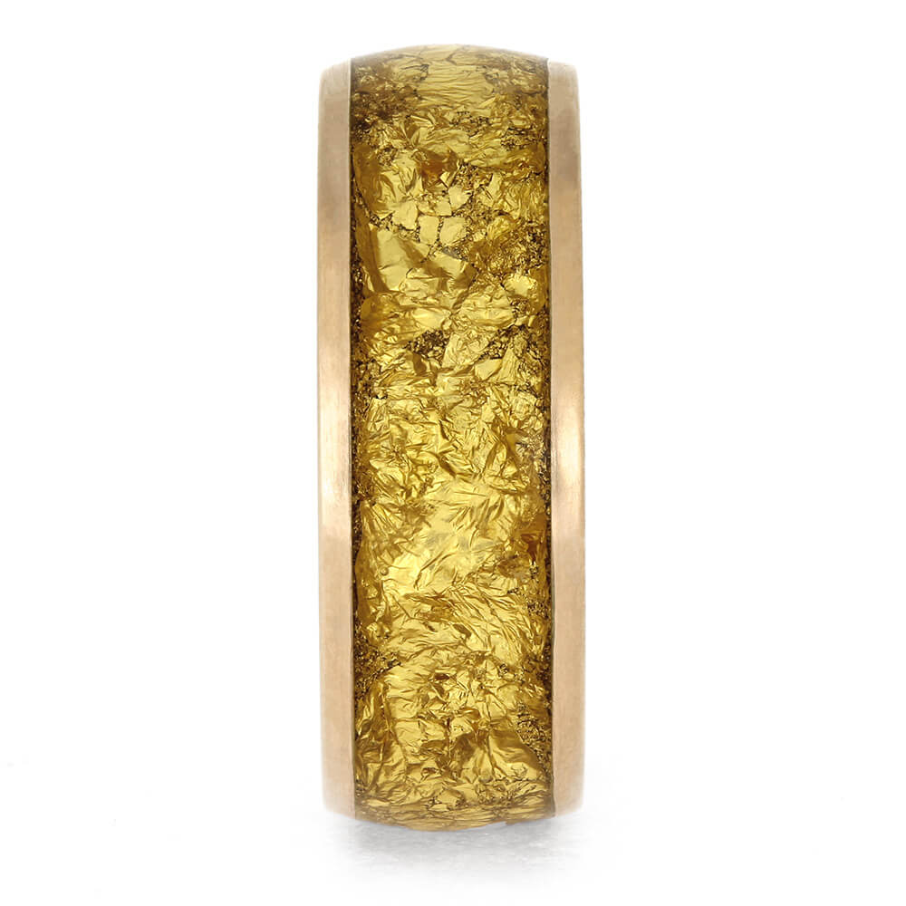 Rose Gold and Yellow Gold Wedding Band for Men