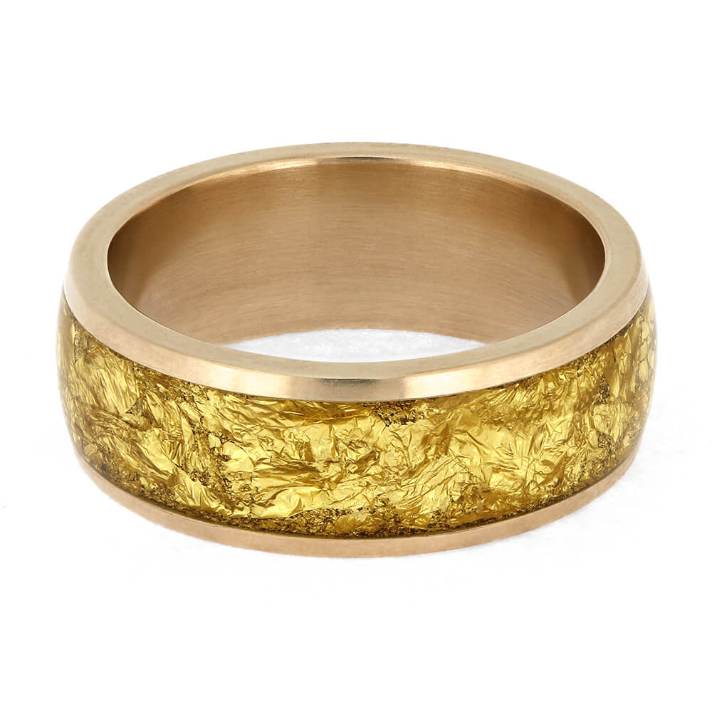 Rose and Yellow Gold Wedding Band