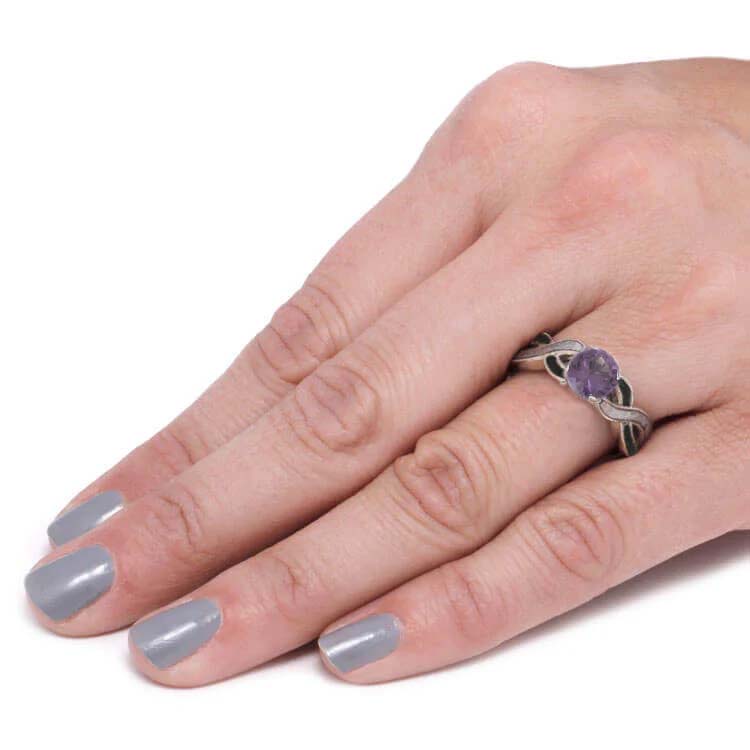 Unique Solitaire Engagement Ring