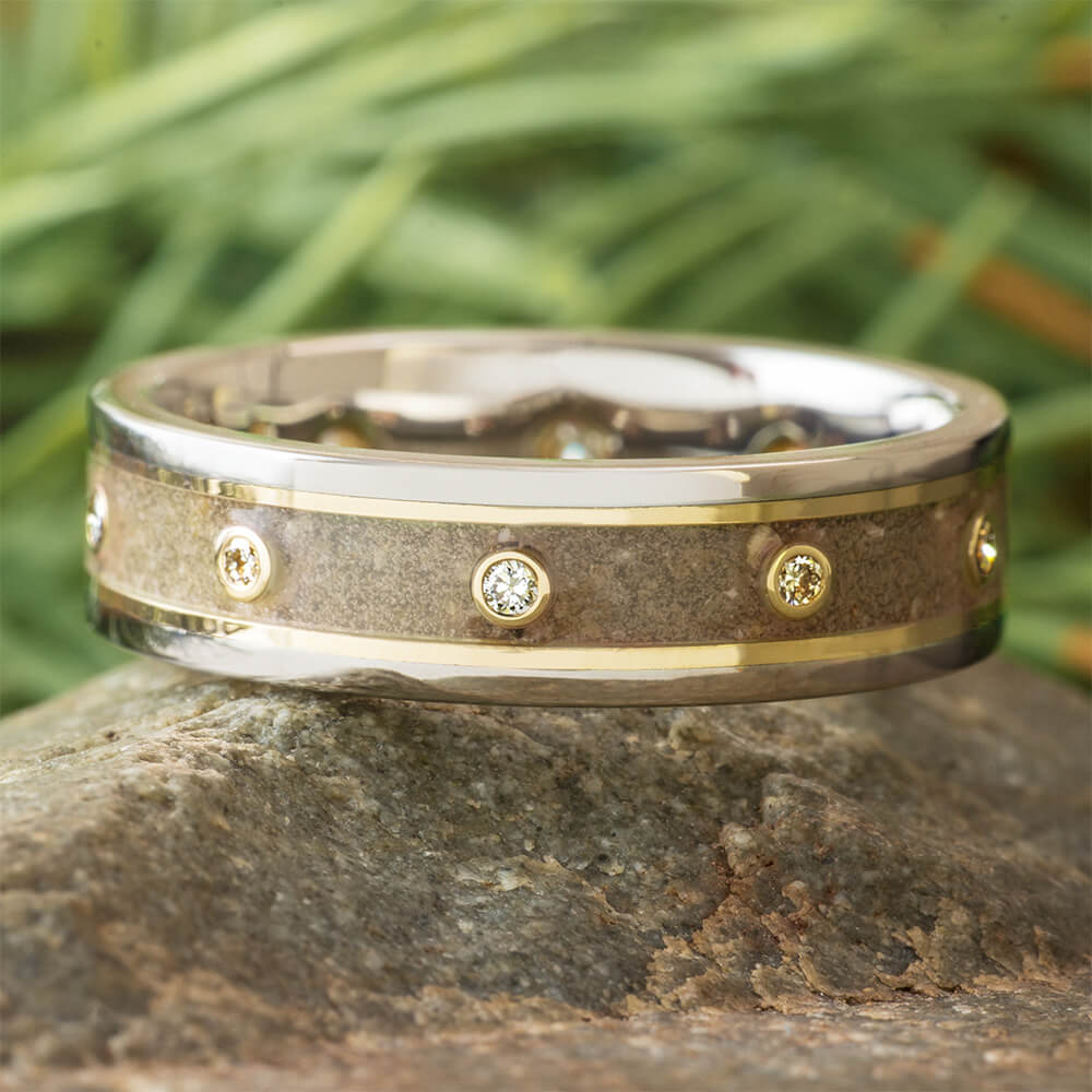 Memorial Ring with Eternity Setting