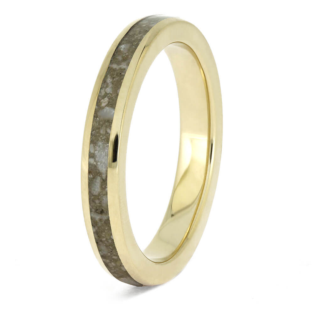 Memorial Ring for Women in Yellow Gold