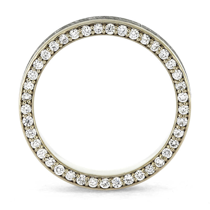 Diamond ring with a white background