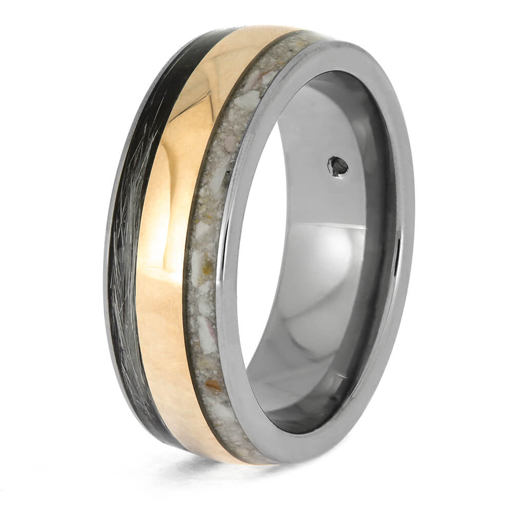 Handmade Memorial Ring in Titanium