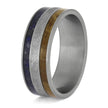 Men's Triple Inlay Wedding Band