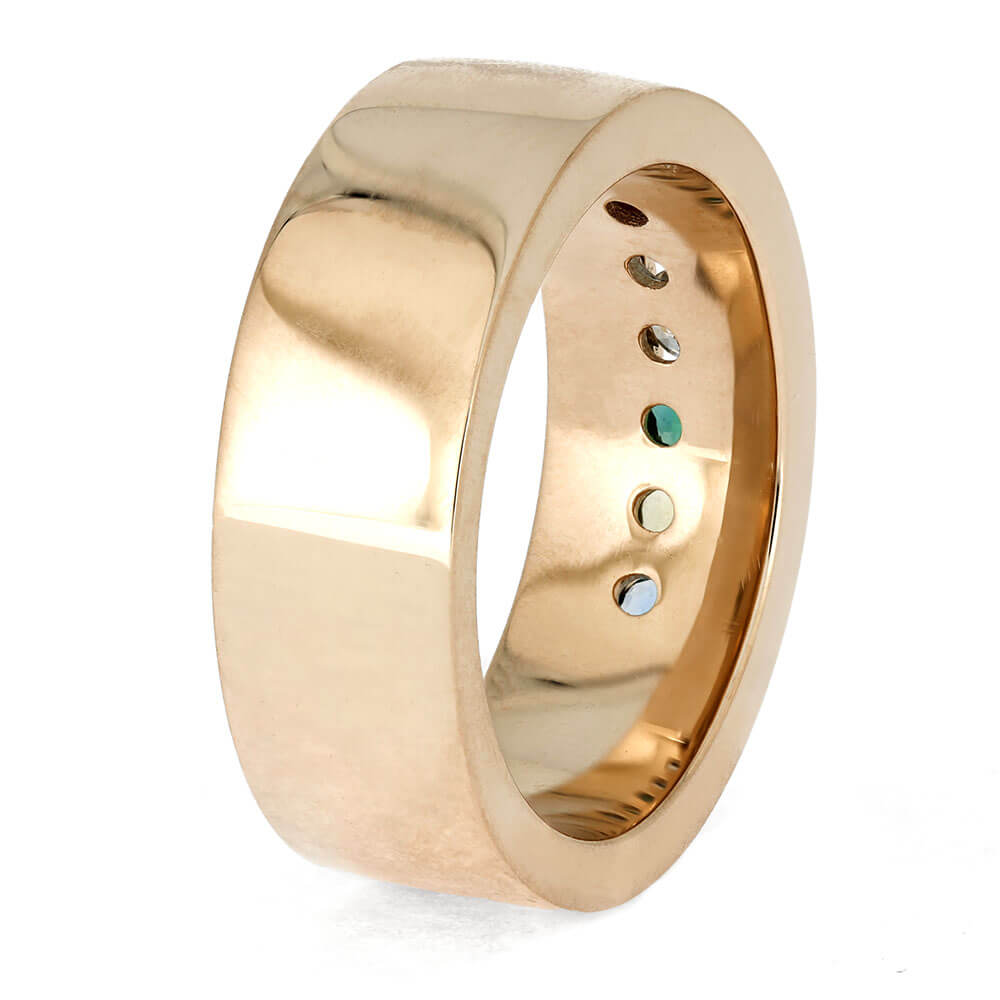 Handmade Gemstone Ring with Six Birthstones