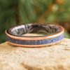 Rose Gold and Sapphire Wedding Band for Women