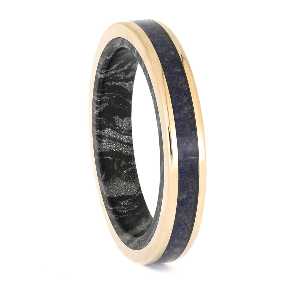Women's Wedding Band with Sapphire