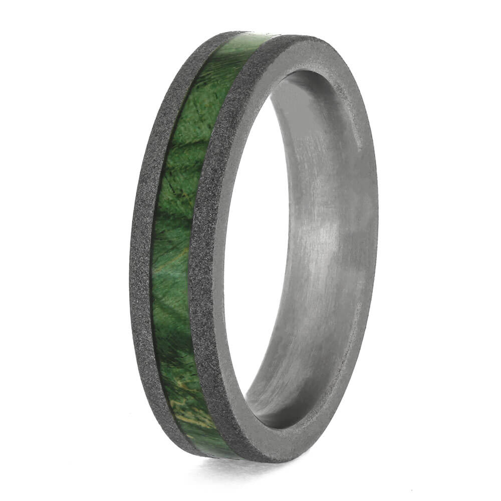 Custom Titanium Wedding Band for Women