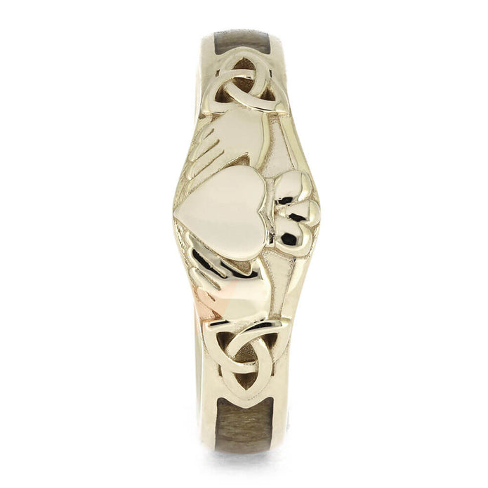 Sequoia Redwood Claddagh Ring