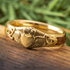 Gold Claddagh Wedding Ring 