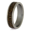 Ring for Outdoorsman with Pine Needle Inlay