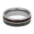 Dark Wood and Jade Ring