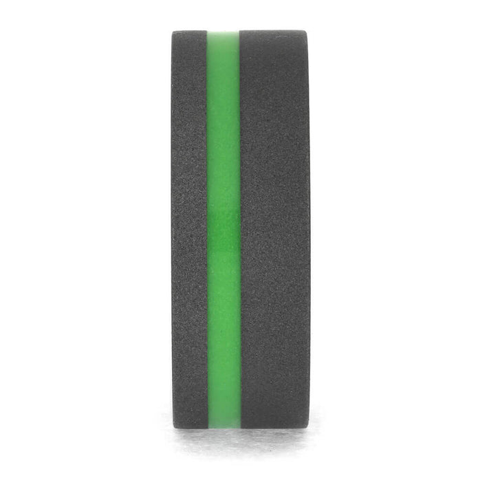 Green Glowing Enamel Ring