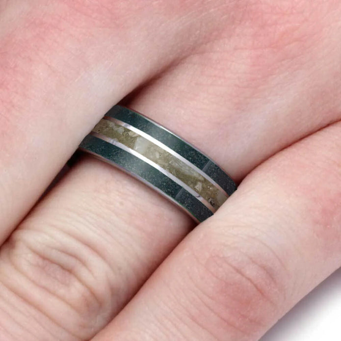 Custom Memorial Ring in Titanium