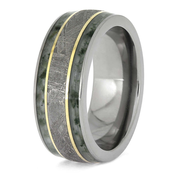 Men's Meteorite Wedding Band