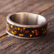 Hot Lava Wedding Band for Men