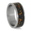 Volcano Ring for Men with Opal and Basalt