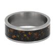 Unique Volcano Wedding Band for Men