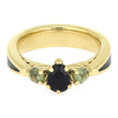 Pear Engagement Ring in Yellow Gold