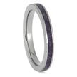 Purple Amethyst Wedding Band for Women