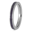 Stackable Amethyst Birthstone Ring