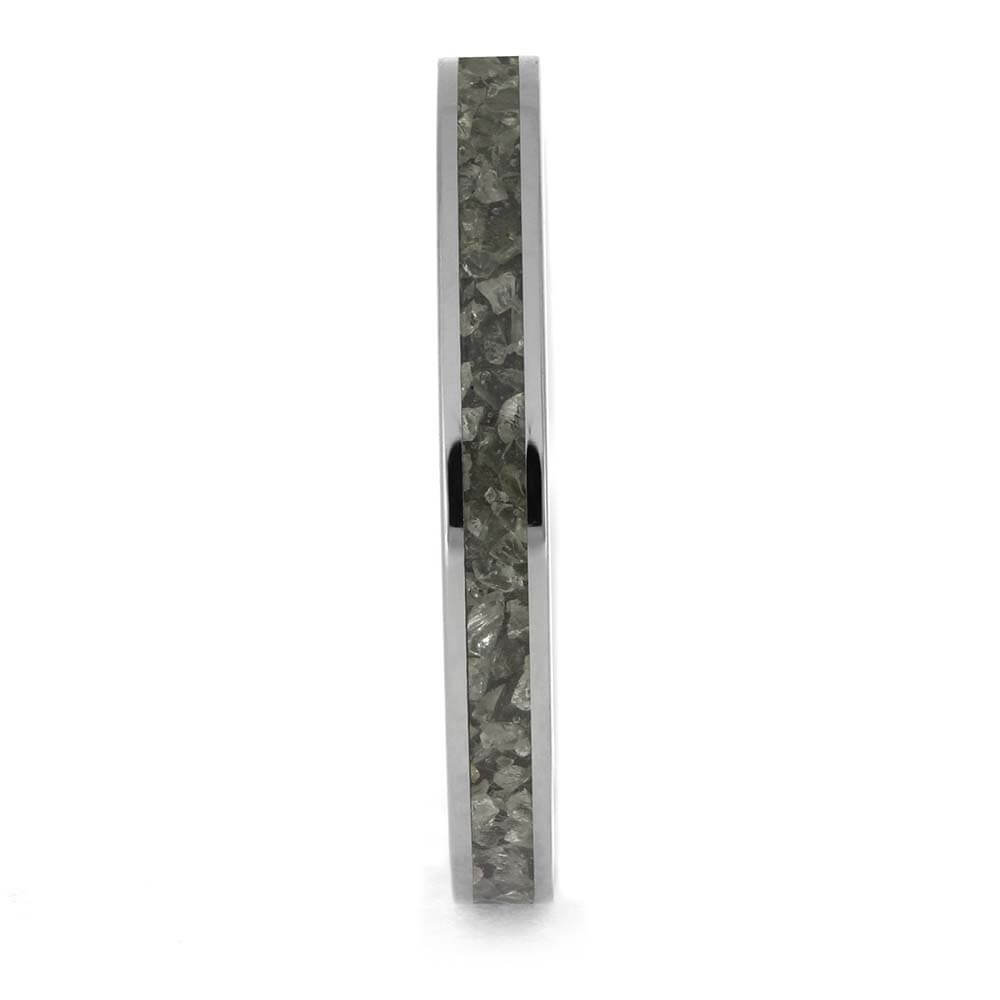 Diamond Inlay Wedding Ring