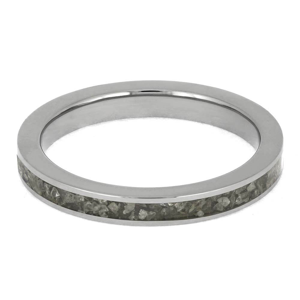 Diamond Birthstone for Women in Titanium