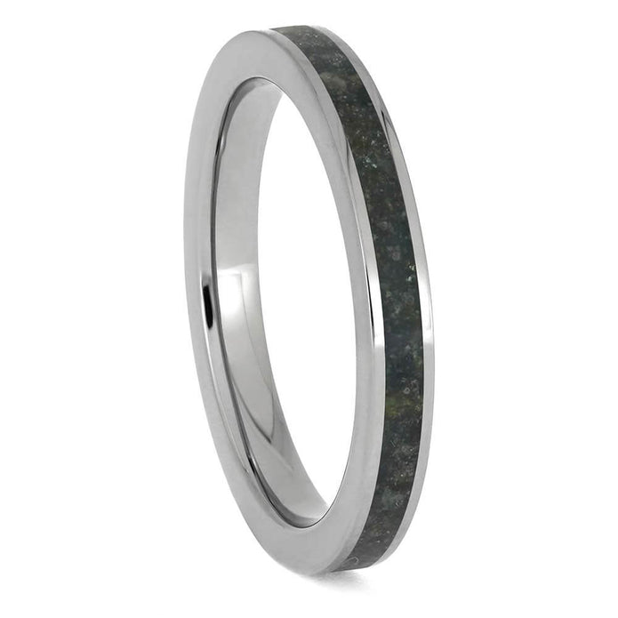 Custom Birthstone Wedding Band for May