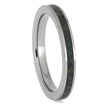 Custom Birthstone Wedding Band for May