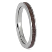January Birthstone Ring in Titanium