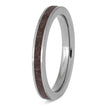 Garnet Birthstone Ring in Titanium