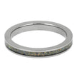 Thin Ring with Opal Inlay